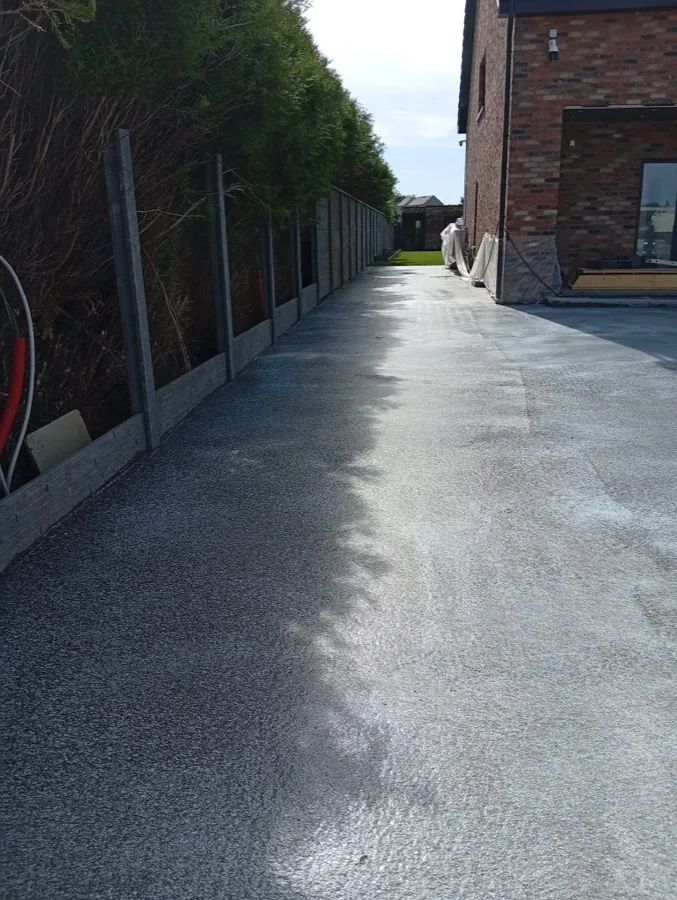Allée en béton